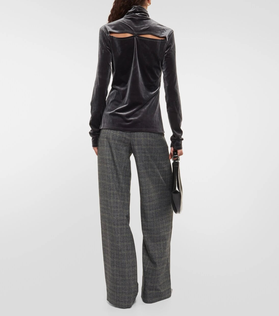 Proenza Schouler - White Label velvet turtleneck top