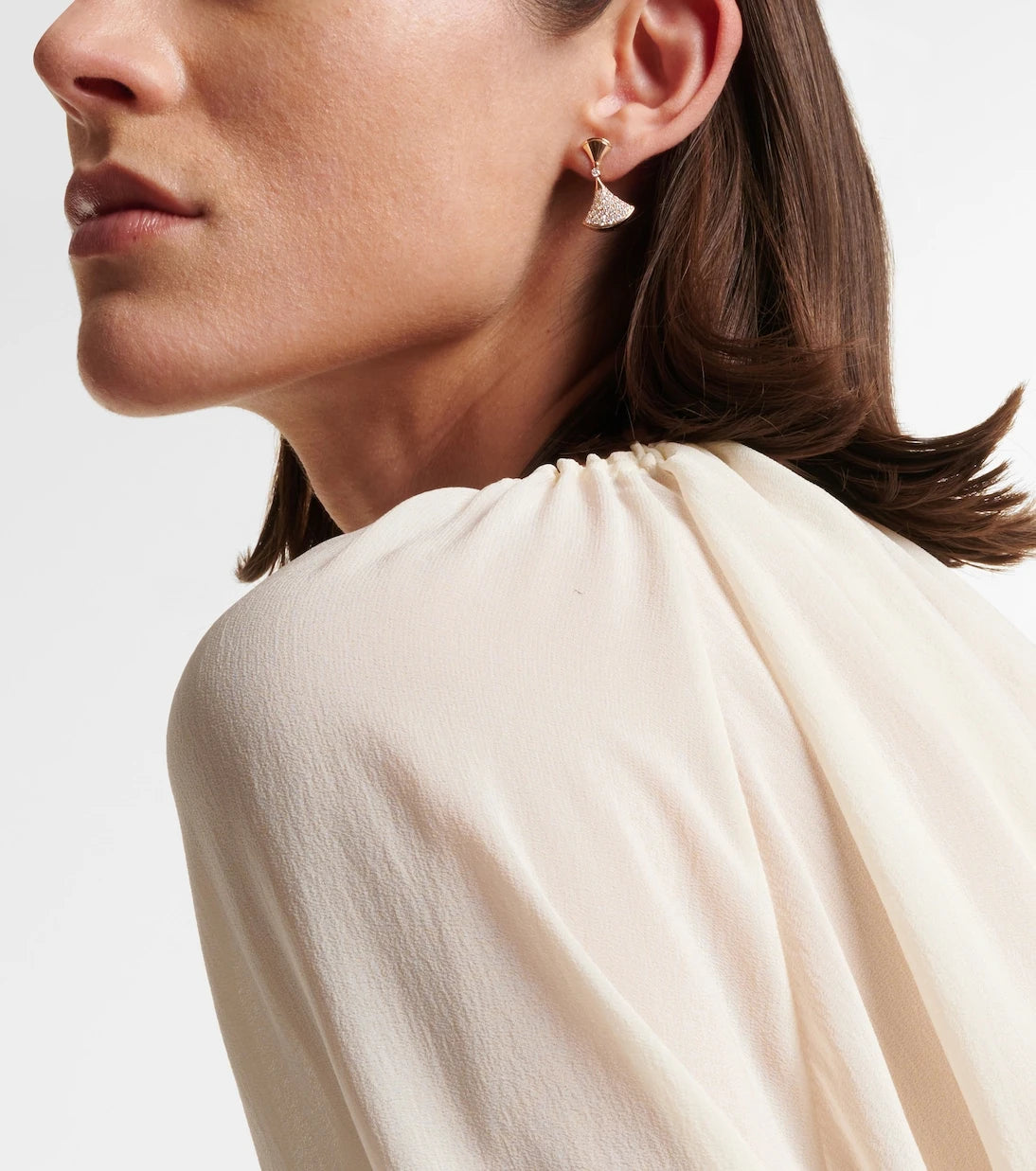 Bvlgari - Divas' Dream 18kt rose gold earrings with diamonds