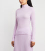 arch 4 Purple Cashmere High-Neck Ariana Top