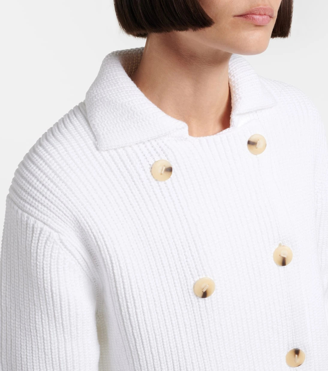 Vince - Double-breasted cotton-blend jacket