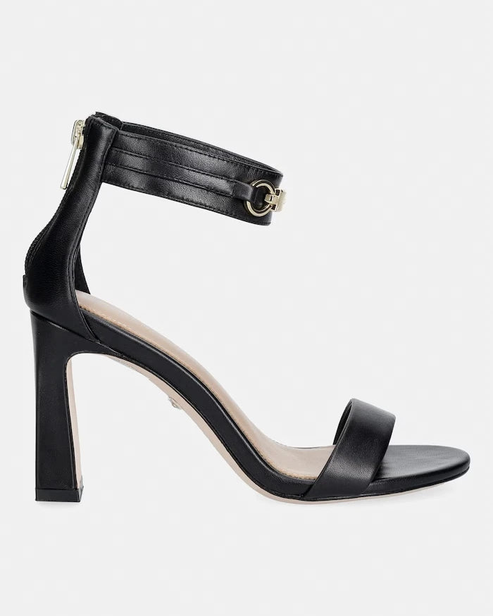 Marciano by Guess сандали с дебел ток от кожа