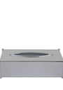 Cylinder Chrome Tissue Box