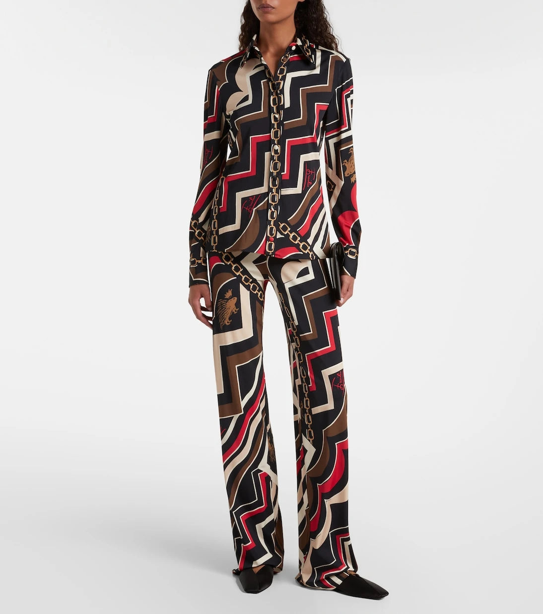 Pucci - Istrice satin jersey shirt
