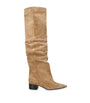 Khaite Brown Suede Andee Over-The-Knee Boots 40