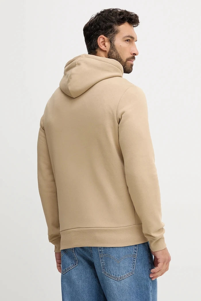 Pamuklu kapüşonlu Lacoste sweatshirt