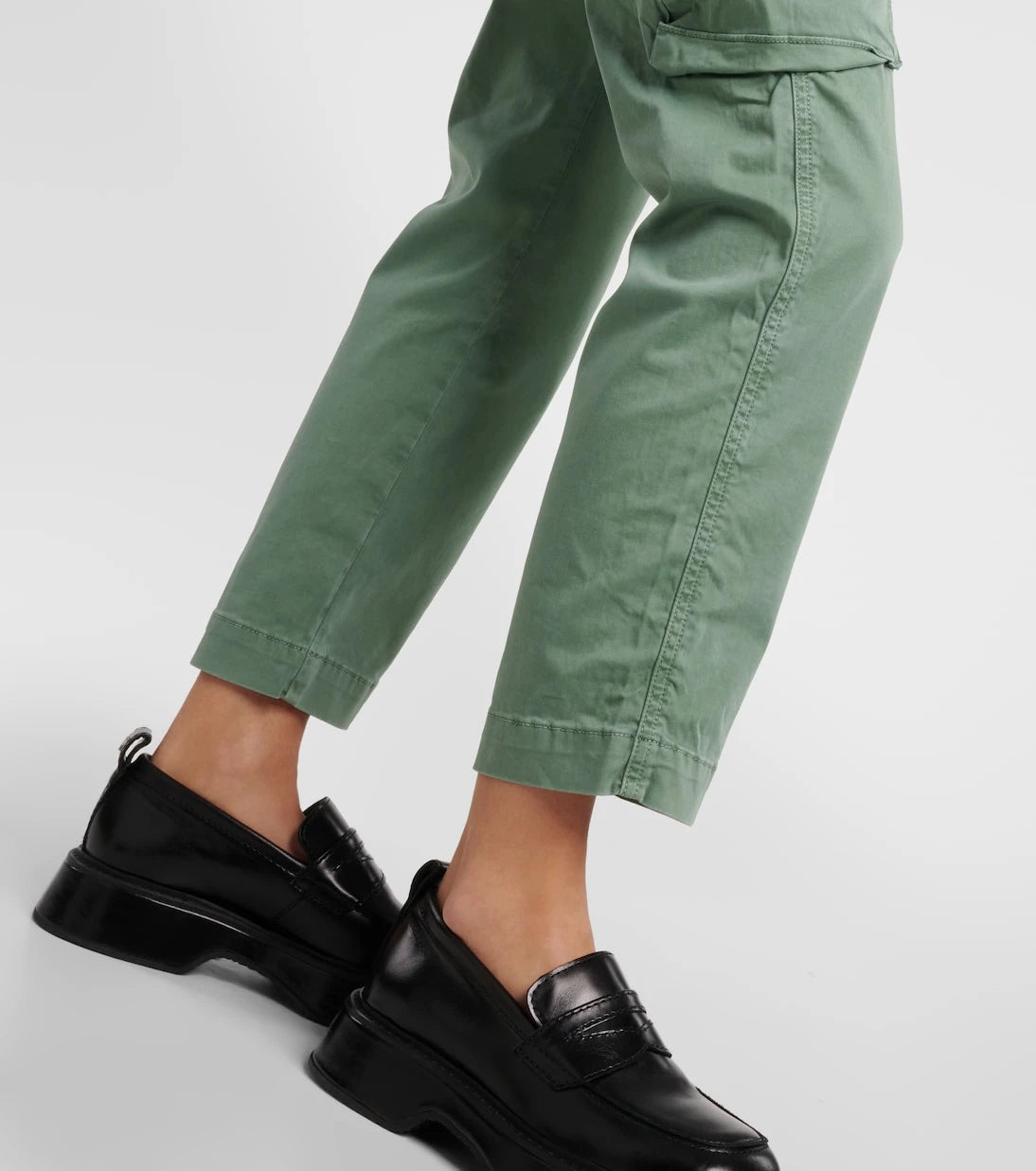 AG Jeans - بنطلون كارجو بقصة مستقيمة
