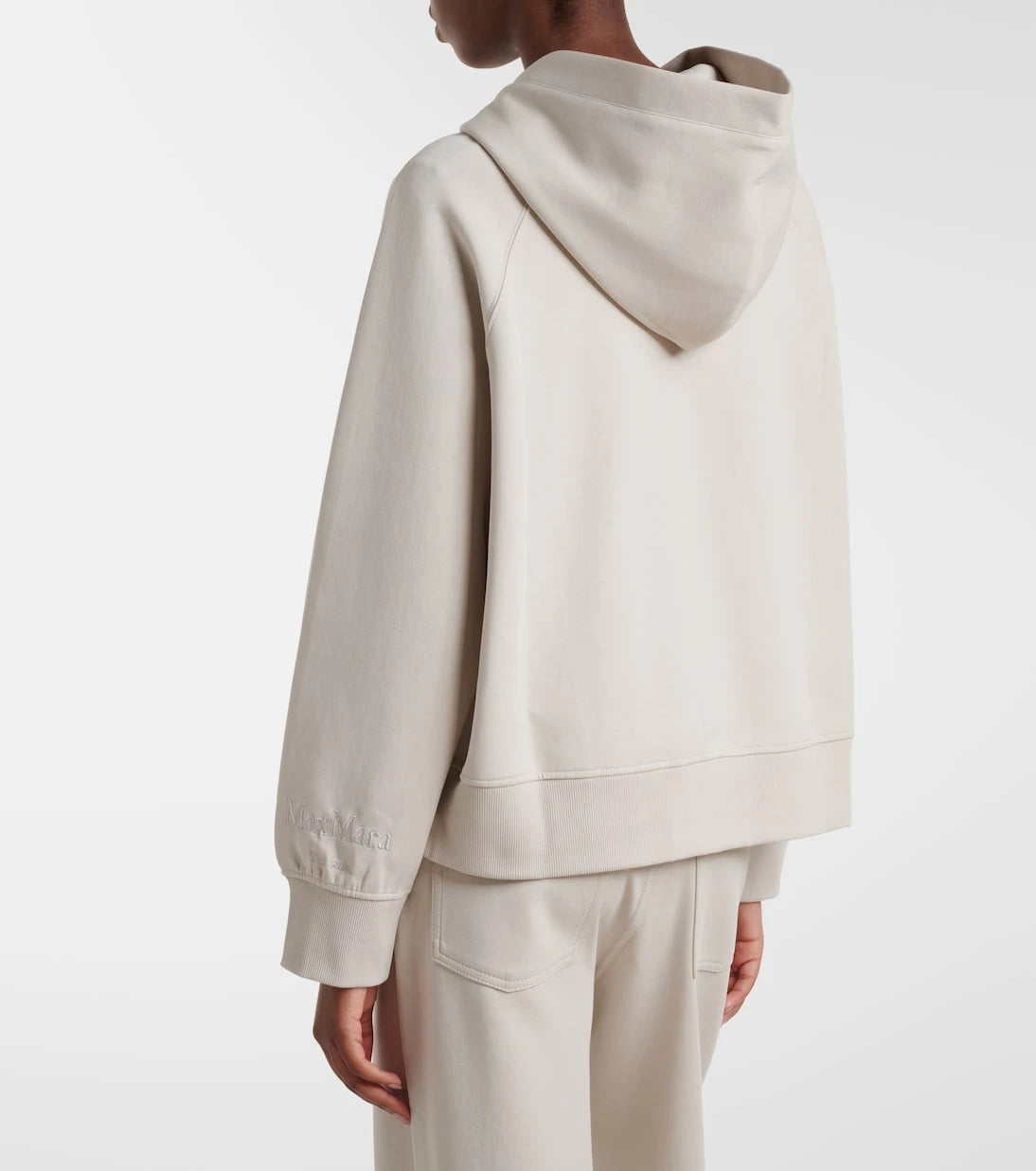 'S Max Mara - Alma cotton-blend hoodie