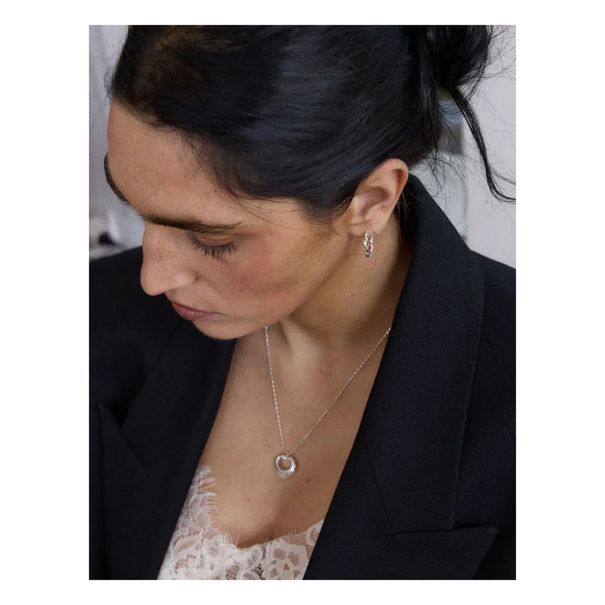 Louise Damas - Les Volutes necklace | Silver