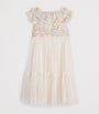 Needle & Thread Ivory Embroidered Floral Antoniettes Dress (3-10 Years)
