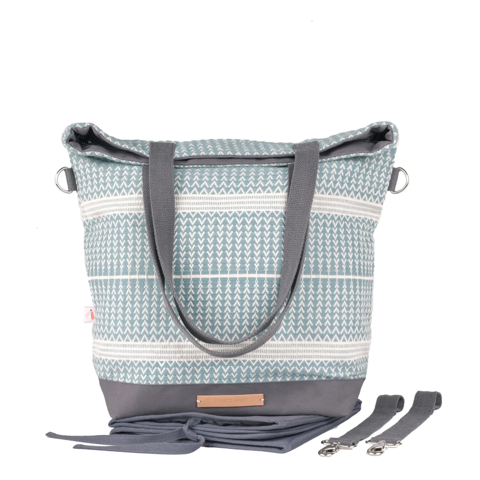 Mara Mea - Multi-Position Changing Bag | Mint Green