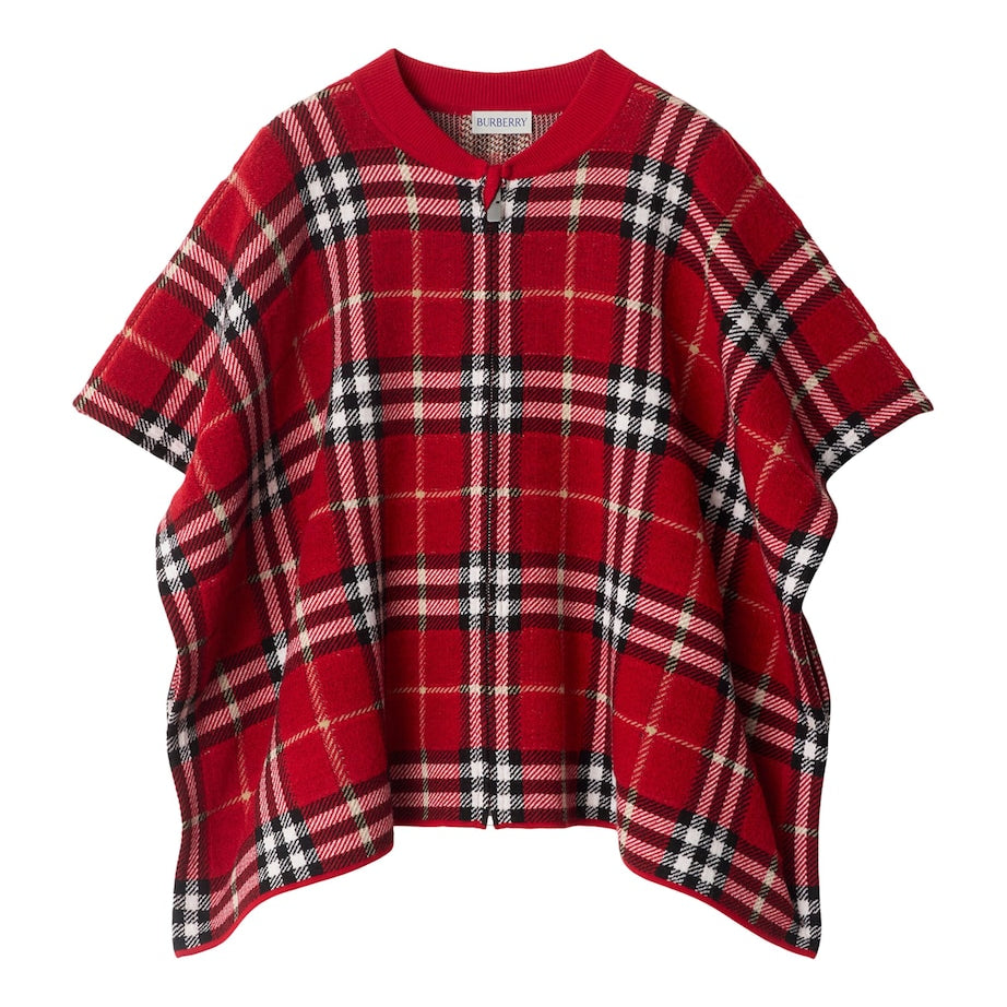 Wool Check Cape (3-14 Years)