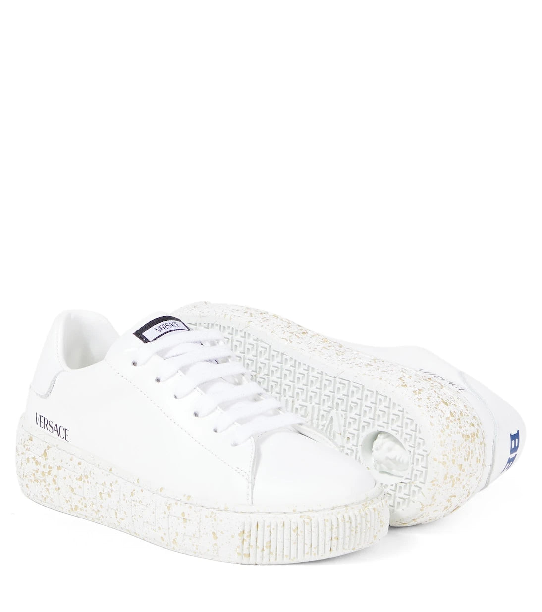 Versace Kids - Leather sneakers
