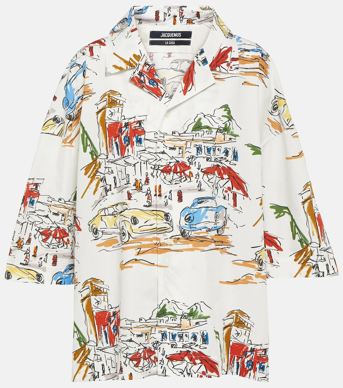 Jacquemus - Casaco printed cotton bowling shirt