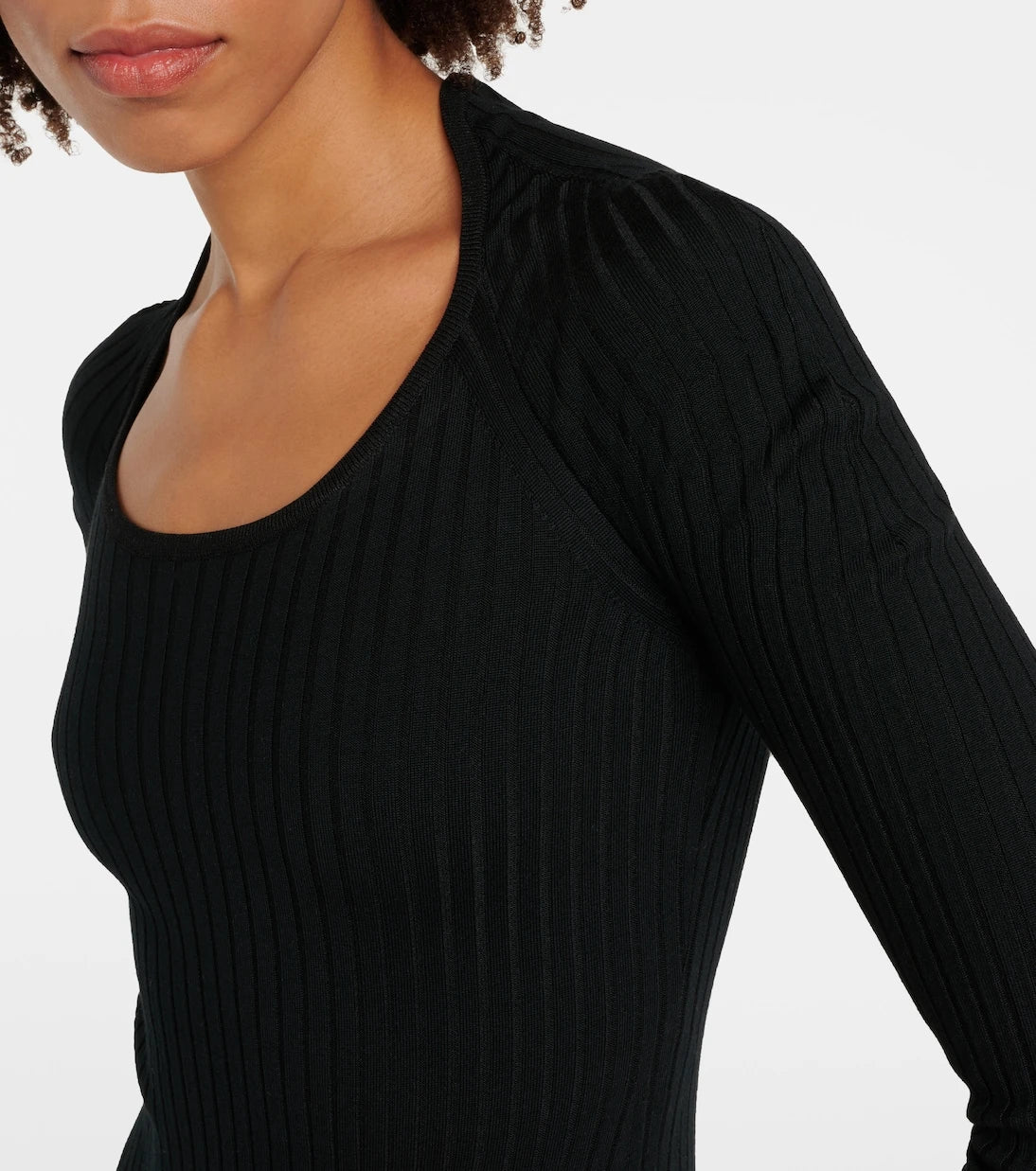 Alaïa - Ribbed-knit bodysuit