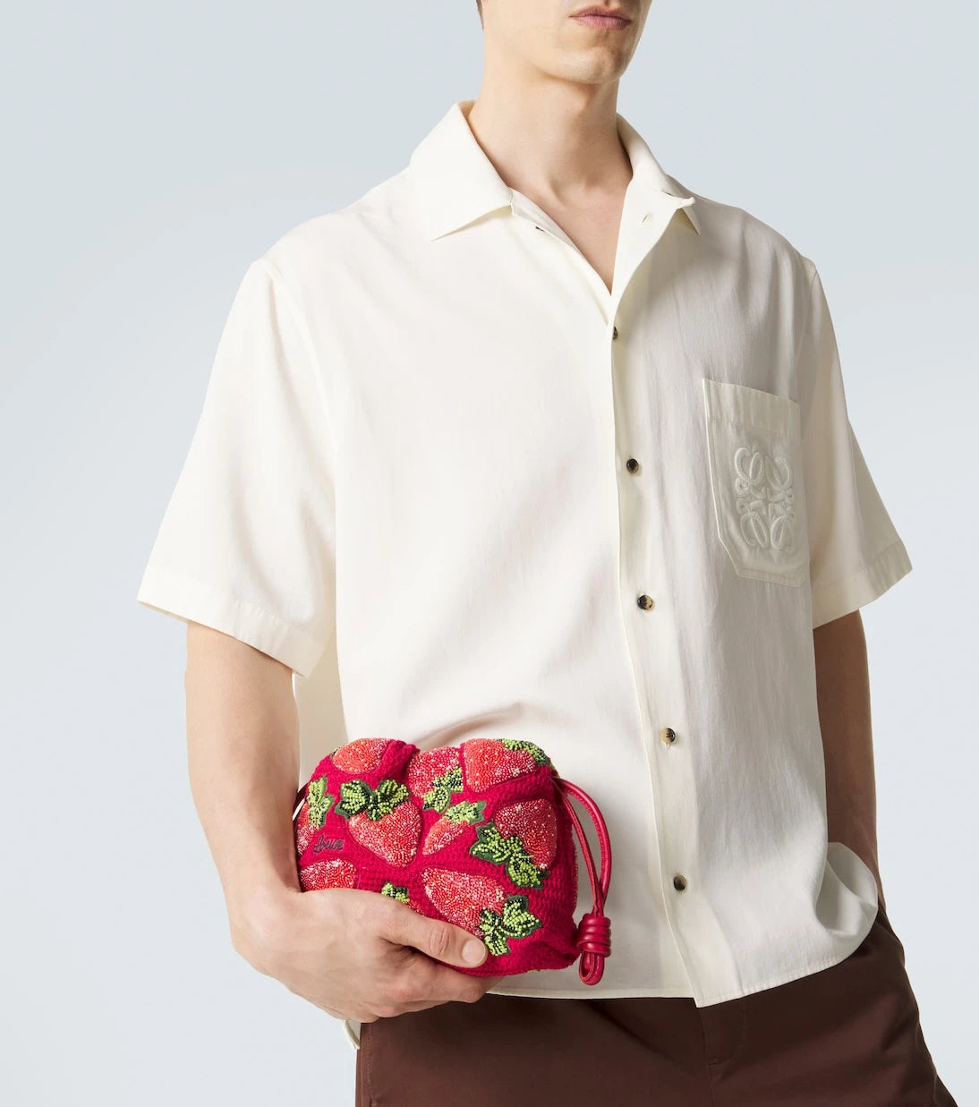 Loewe - Paula's Ibiza Flamenco Mini beaded clutch