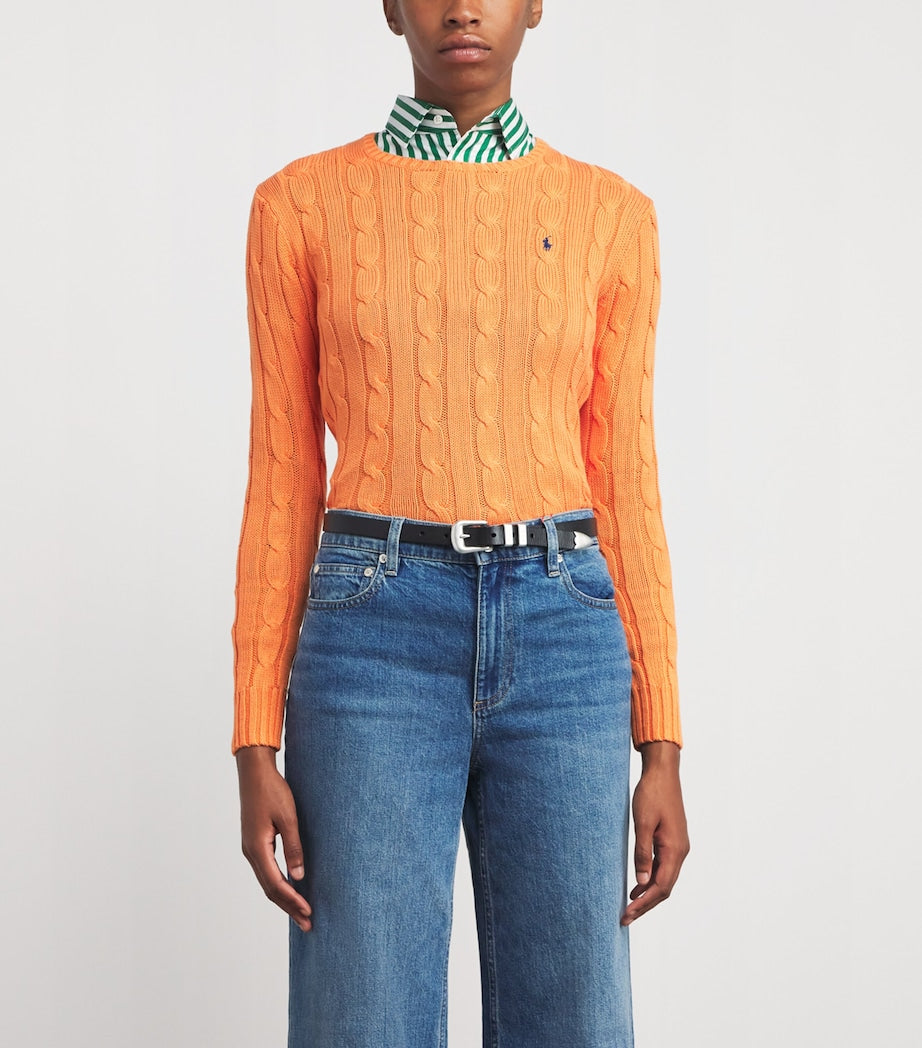 Polo Ralph Lauren Black Leather Western Belt