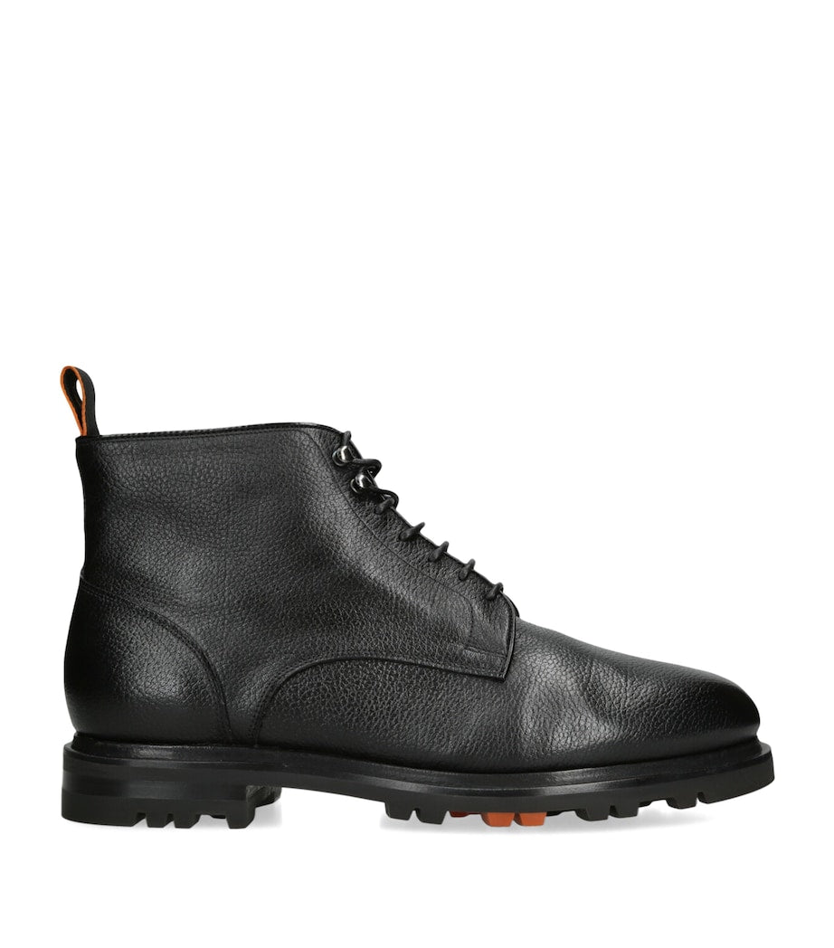 Leather Colin Lace-Up Boots
