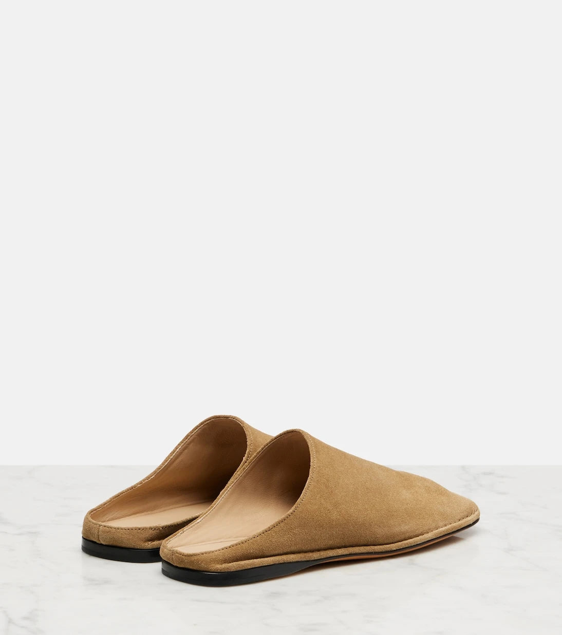 The Row - Piper suede slides