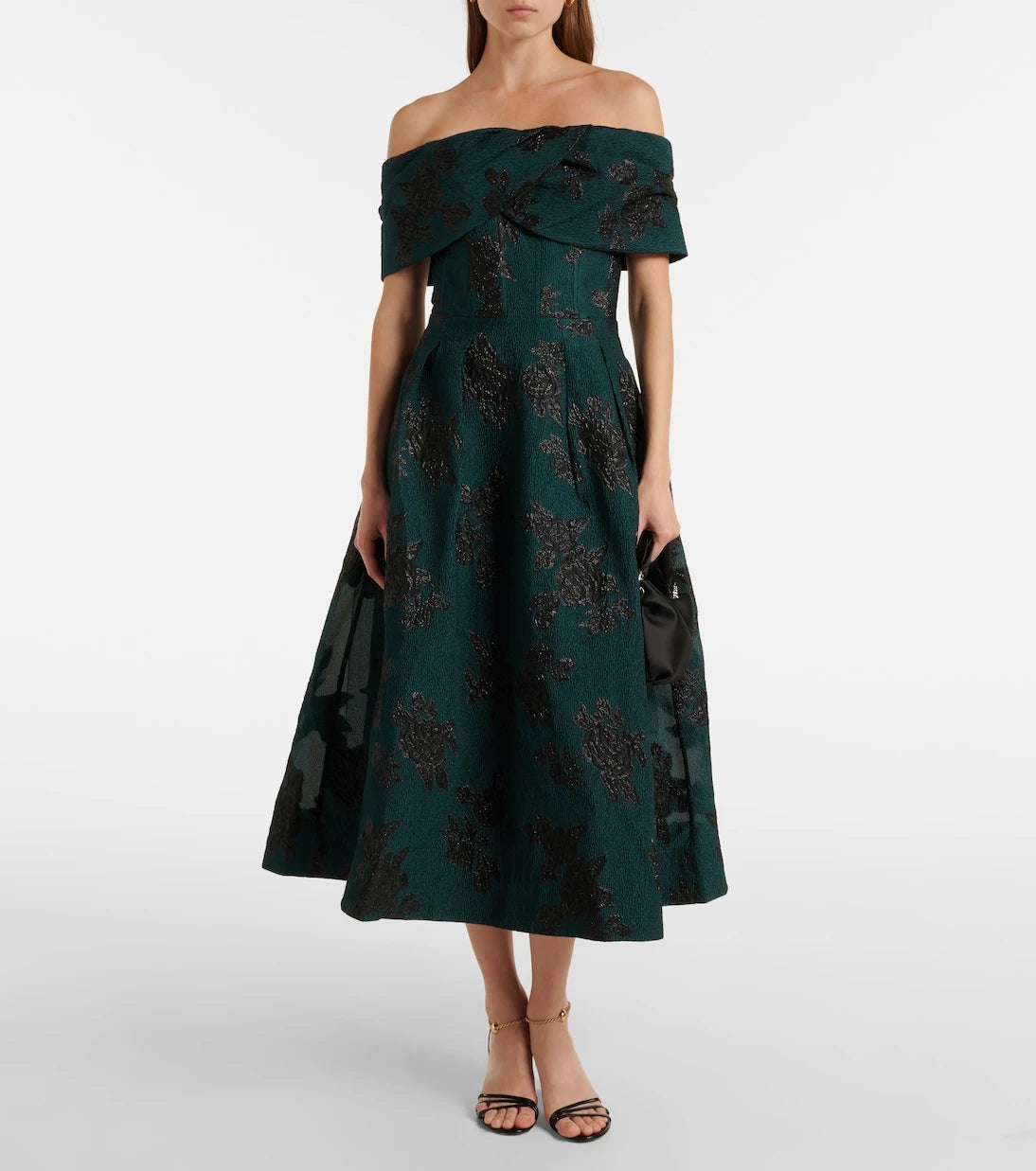Rebecca Vallance - Beryl embroidered midi dress