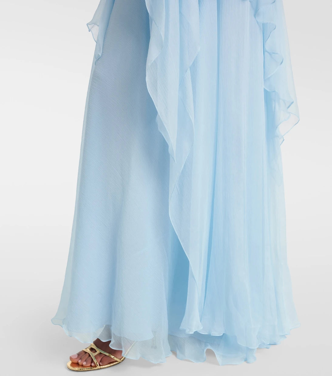 Costarellos - Floral silk gown
