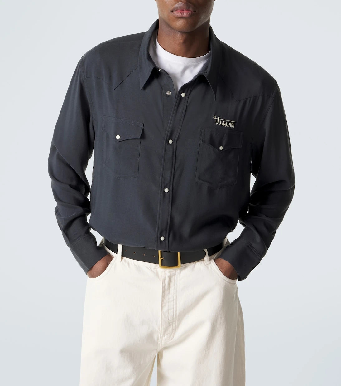 Visvim - قميص فور كورنرز من الكانفاس