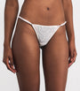 Kiki de Montparnasse Ivory Tulle Sequinned Ange Thong