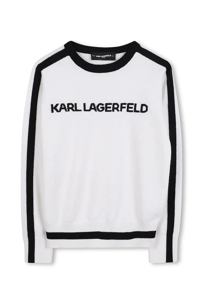 Детски пуловер с кашмир Karl Lagerfeld