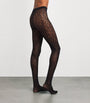 Wolford Black Net Reptile Tights