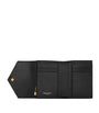 Saint Laurent Black Monogram Metalassé Trifold Wallet