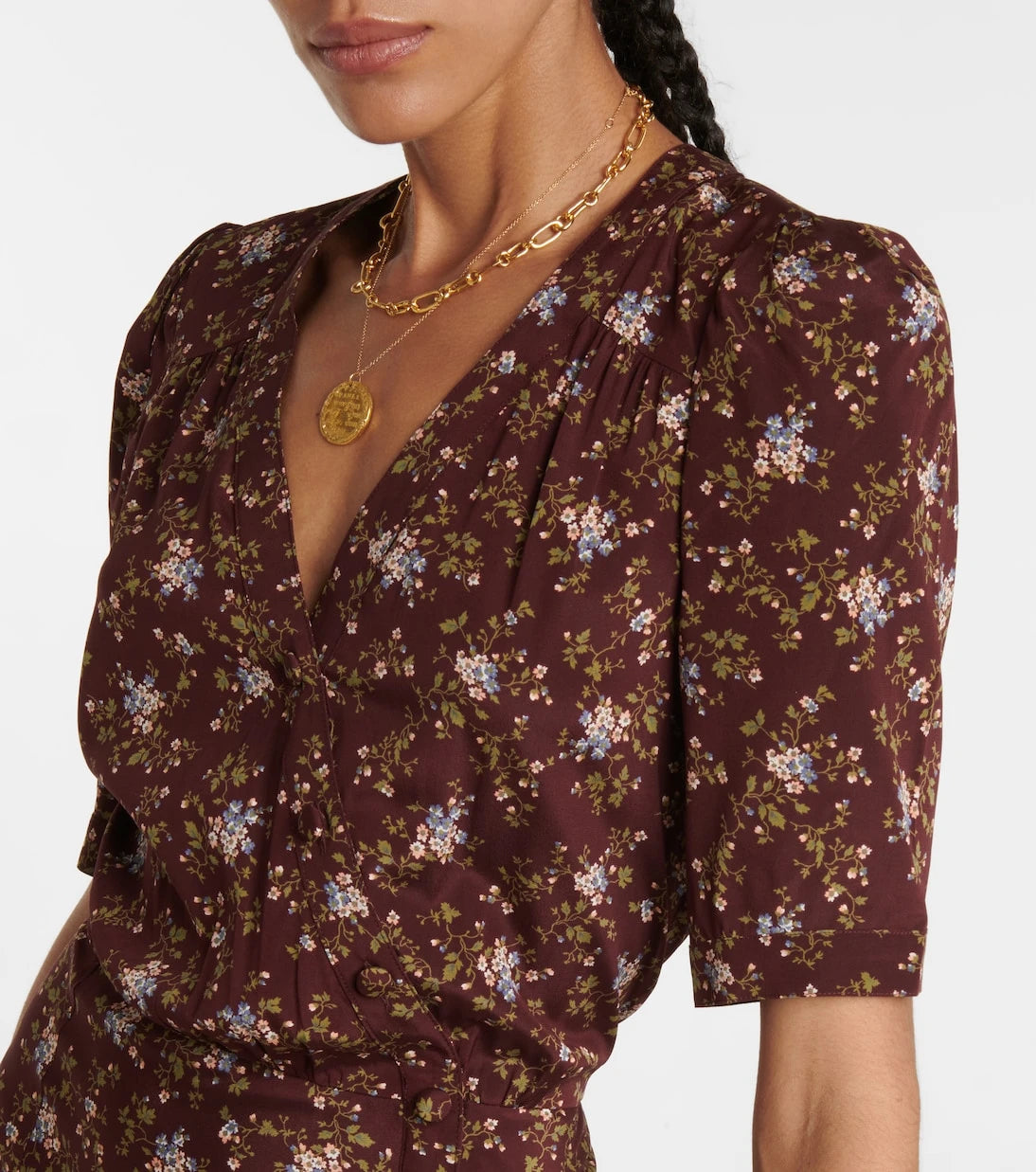 Veronica Beard - Mika floral silk-blend midi dress