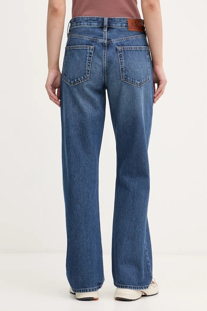 Calvin Klein Jeans дънки straight дамски