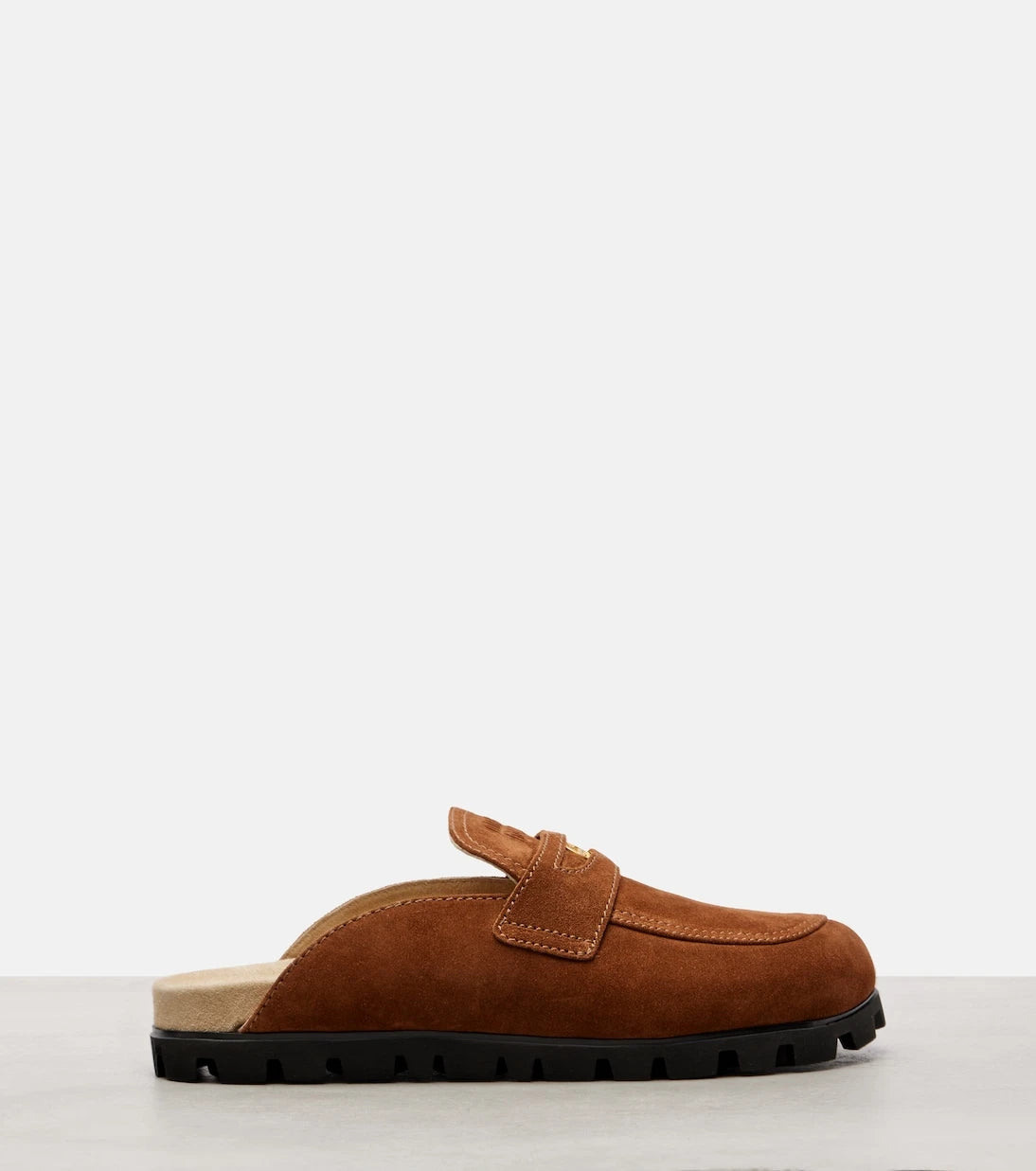 Miu Miu - Oliva suede mules