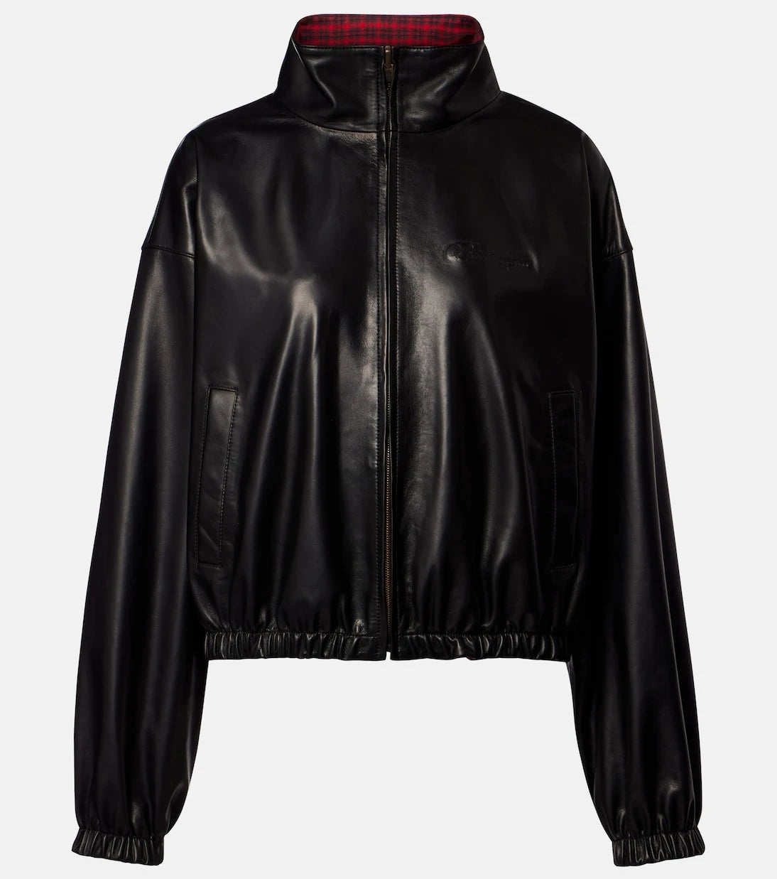Balenciaga - جاكيت جلدي بوجهين