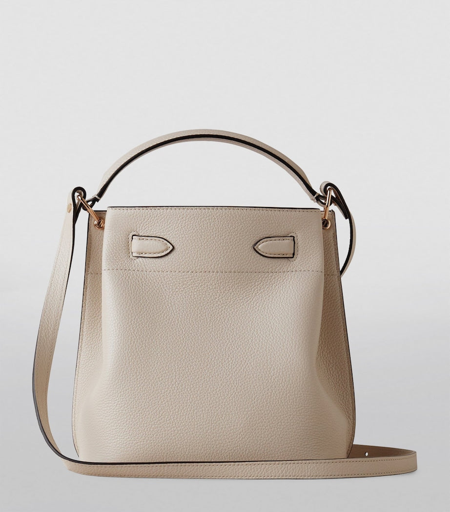 Mulberry White Leather Islington Bucket Bag