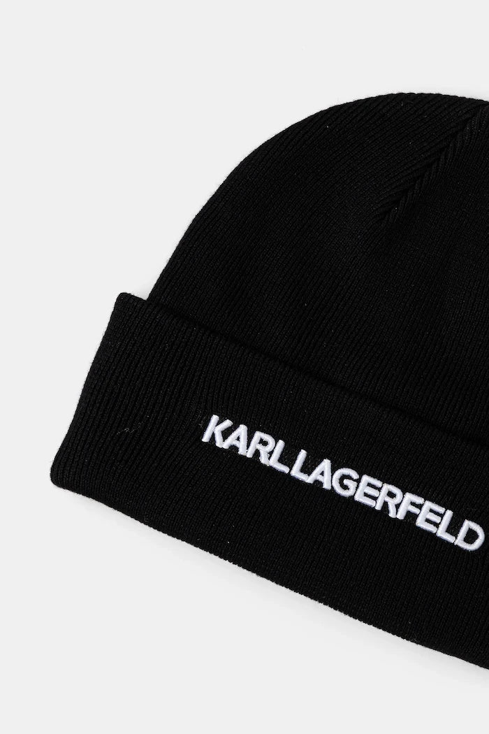 Шапка с вълна Karl Lagerfeld K/ESSENTIAL