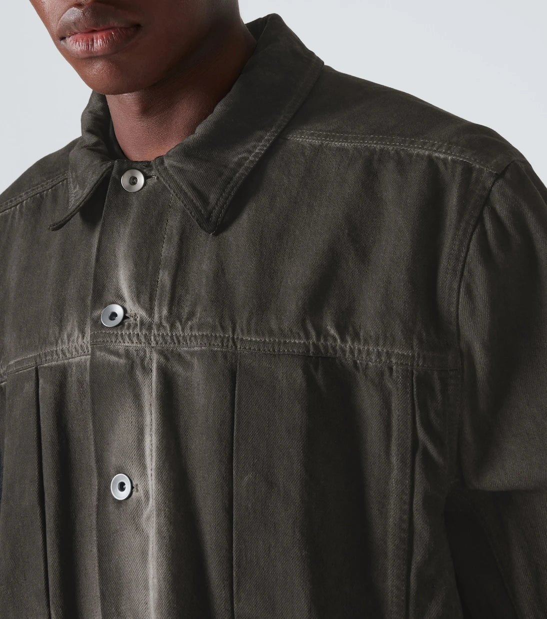 Rick Owens - Sphinx Jumbo Worker denim jacket