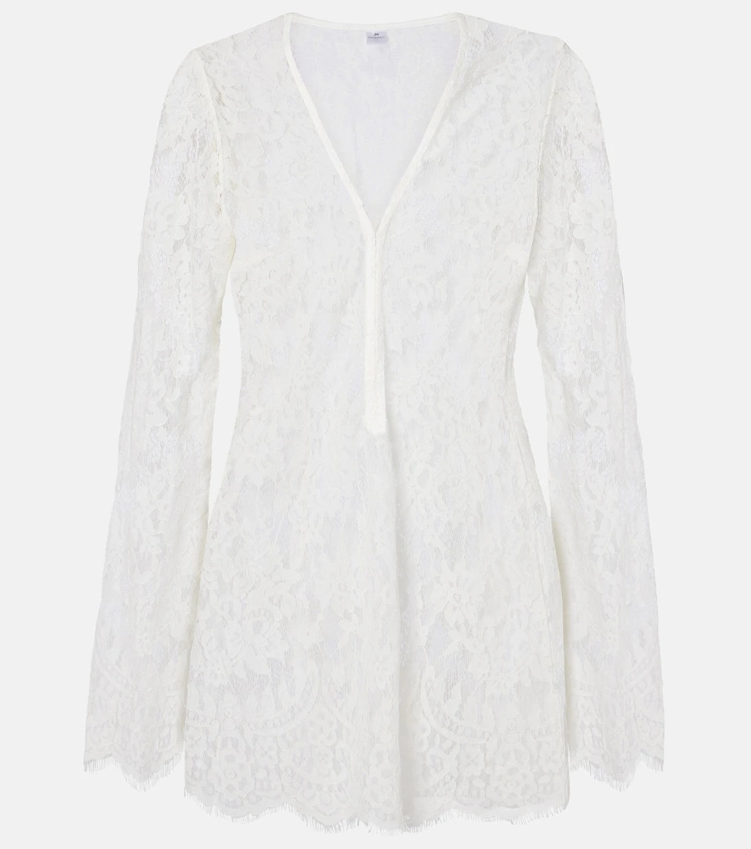 Bananhot - Millie cotton-blend lace minidress