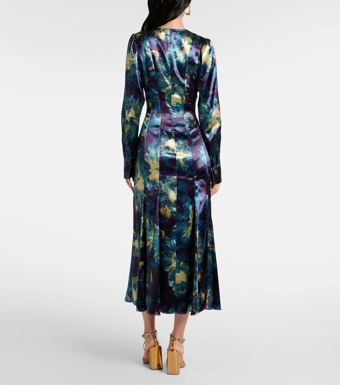 Ulla Johnson - Azrou floral satin midi dress