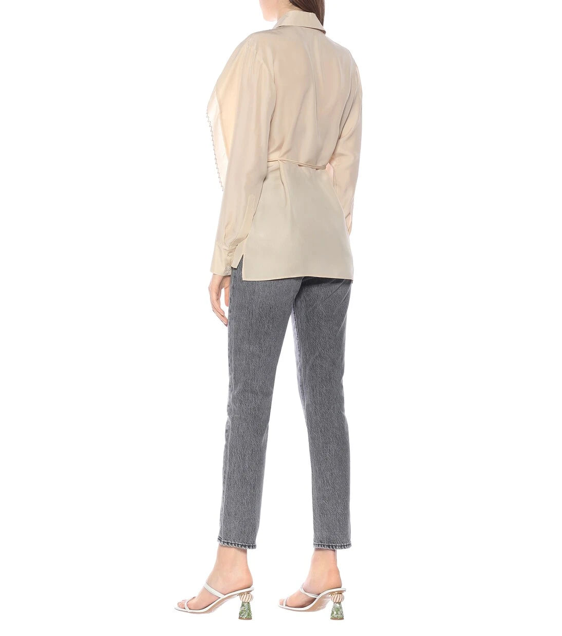 Stella McCartney - Tayla silk-georgette shirt