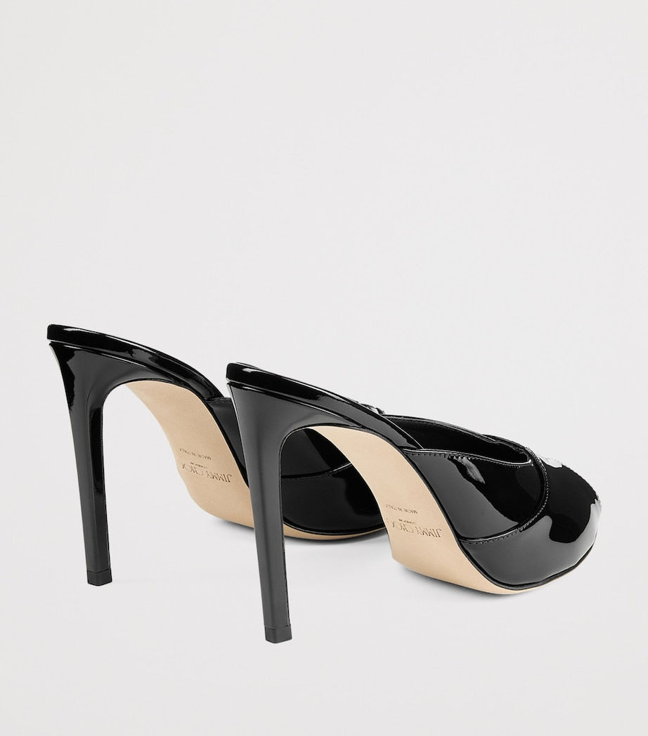 Brigitte 100 Patent Leather Mules