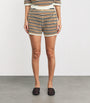 Multi Cotton-Blend Disco Shorts