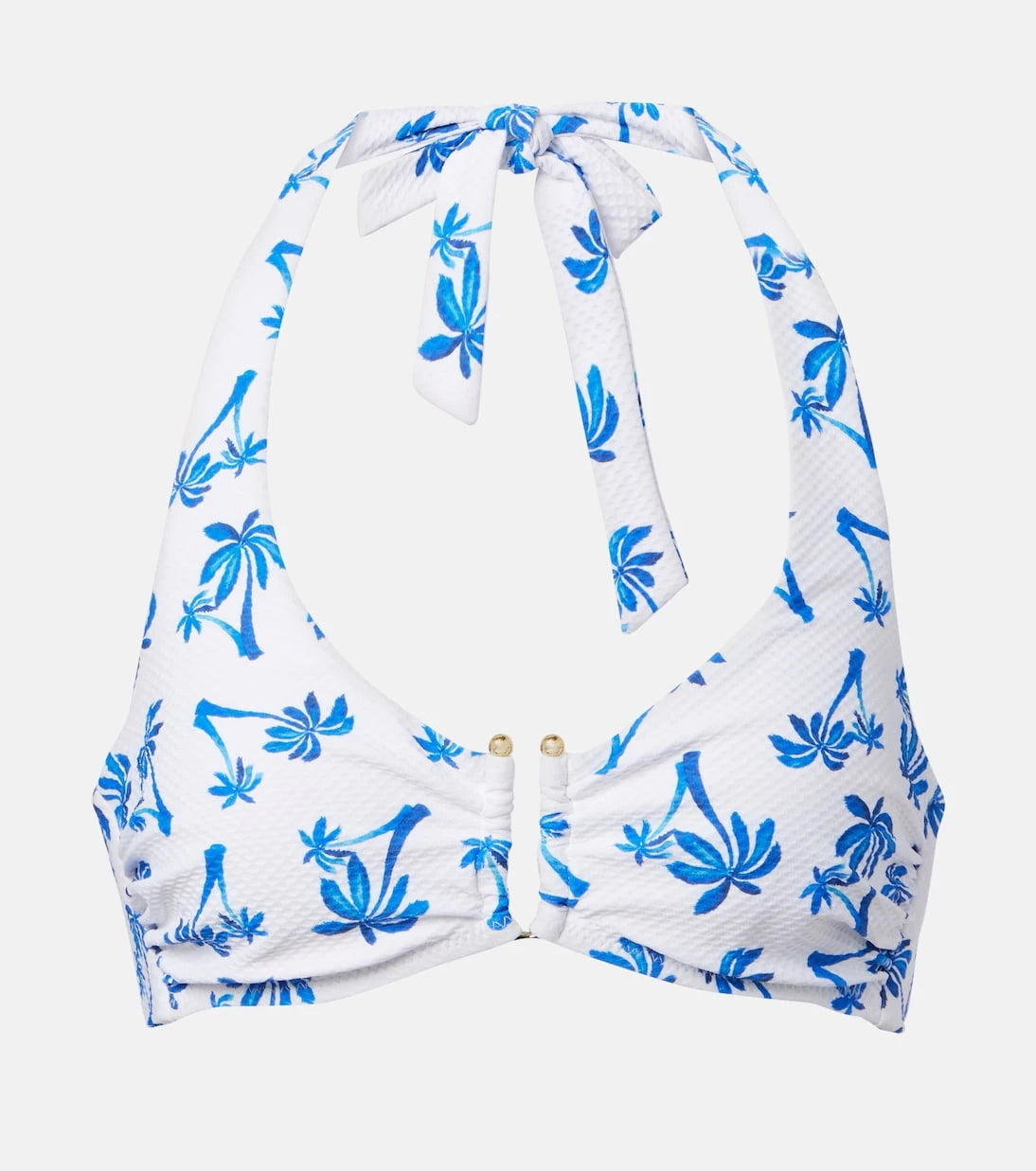Heidi Klein - Palm Beach printed bikini top