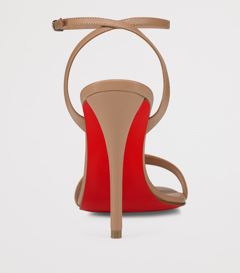 Christian Louboutin Nude Miss Z Leather Heeled Sandals 100