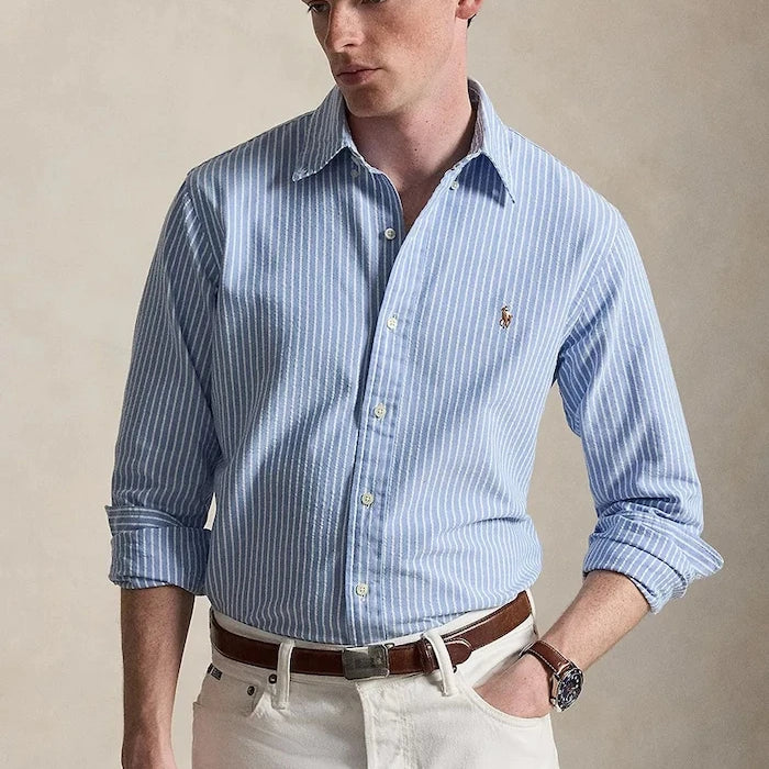 Polo Ralph Lauren риза мъжка от памук