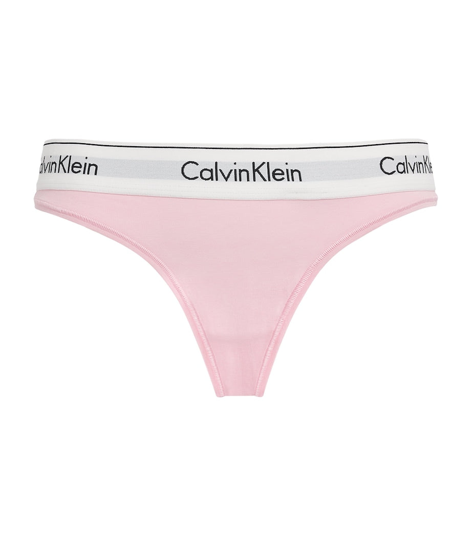 Pink Logo Thong