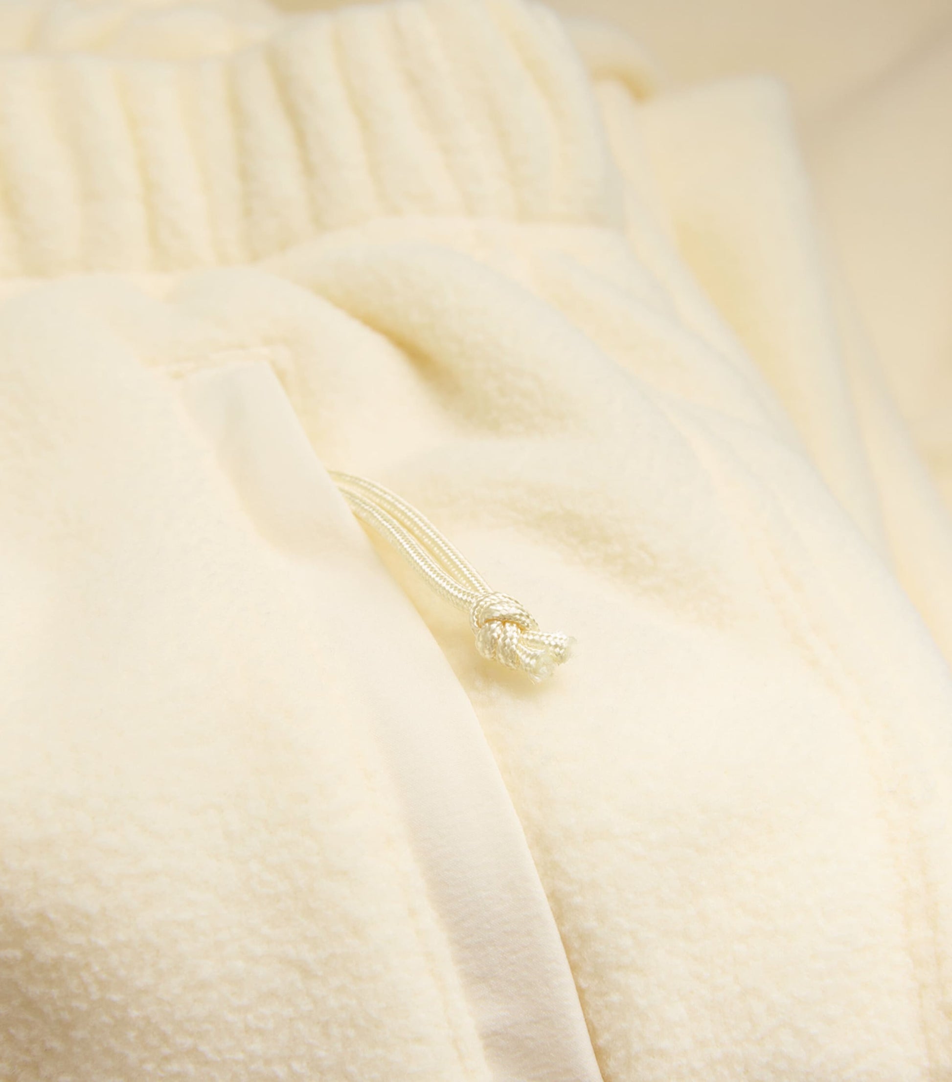 Fleece Straight Leg Sweatpants ECRU