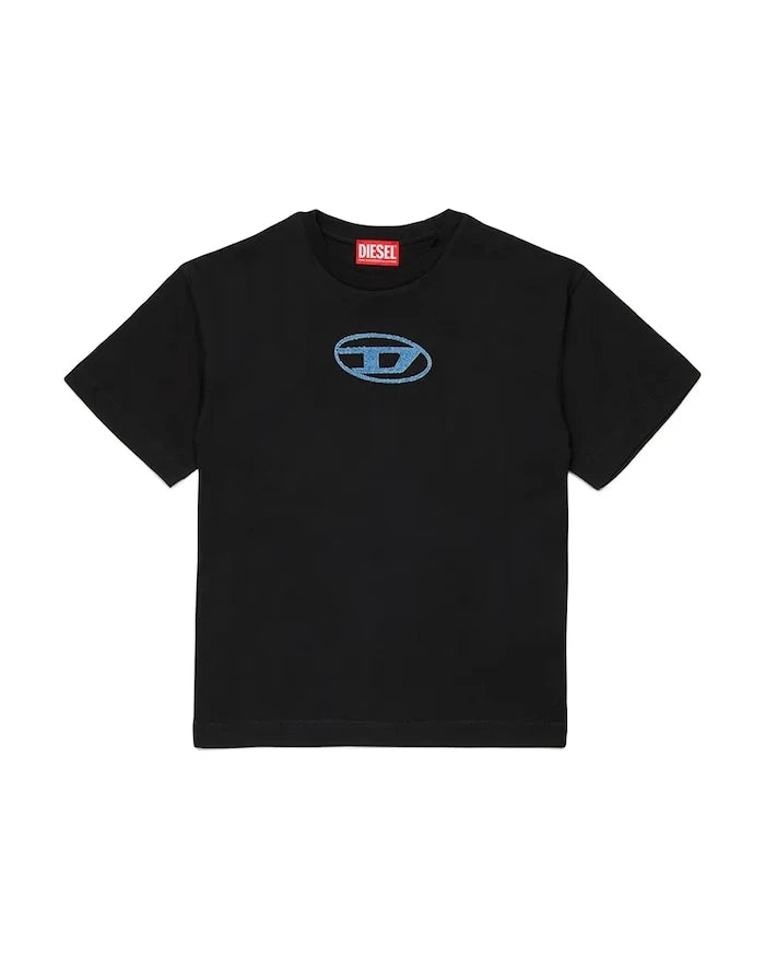 Детска памучна тениска Diesel TLOGY OVER T-SHIRT