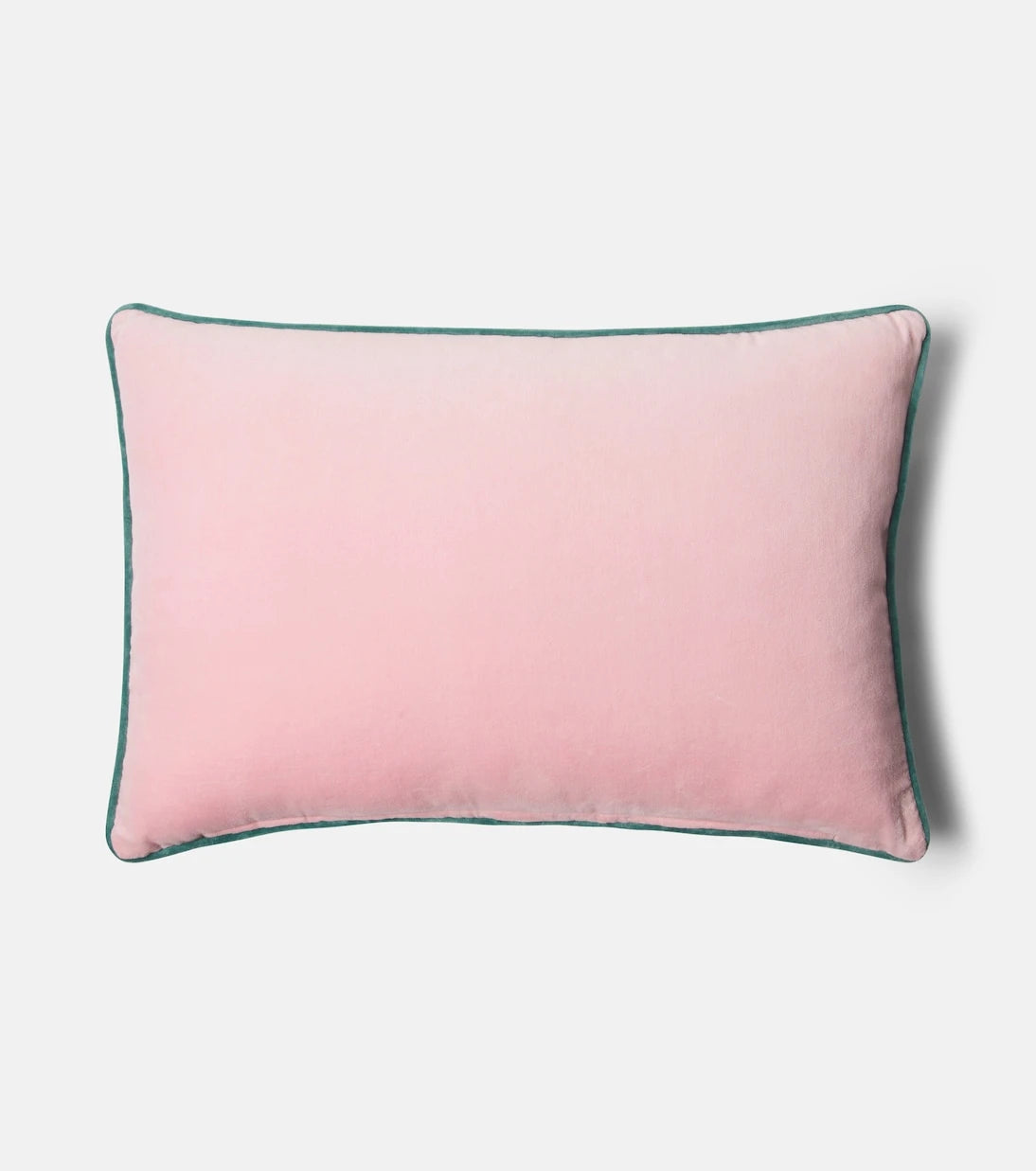 Les-Ottomans - Embroidered cotton velvet cushion