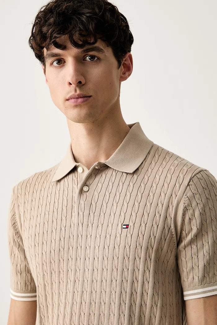 Tommy Hilfiger erkek pamuklu yakalı polo tişört