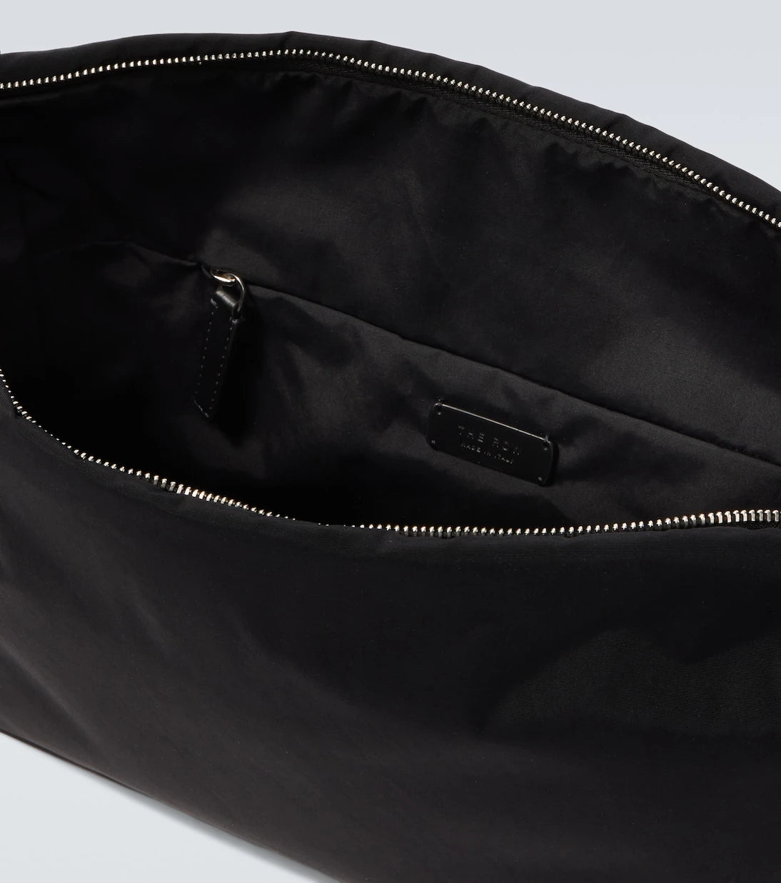 The Row - Lloyd leather-trimmed shoulder bag